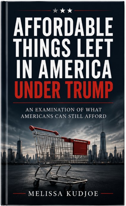 Cover of Affordable Things Left in America Under Trump by Melissa Kudjoe