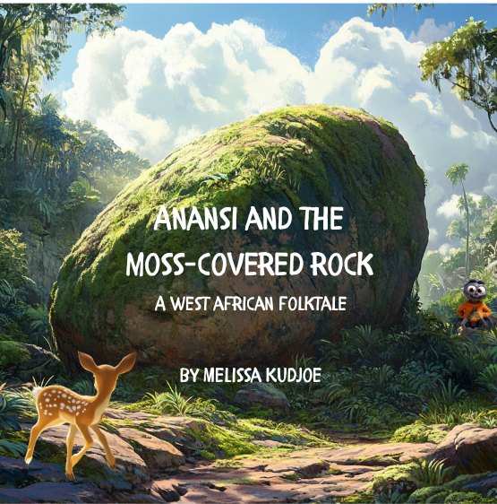 Cover of Anansi and the Moss-Covered Rock by Melissa Kudjoe